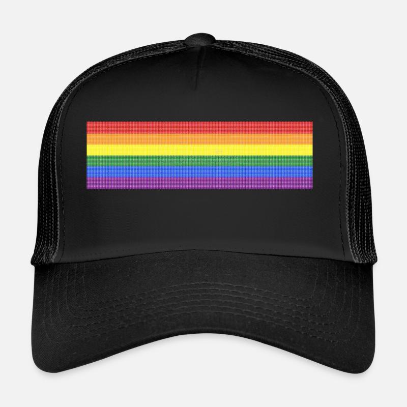 Drapeau lgbt Casquette trucker 