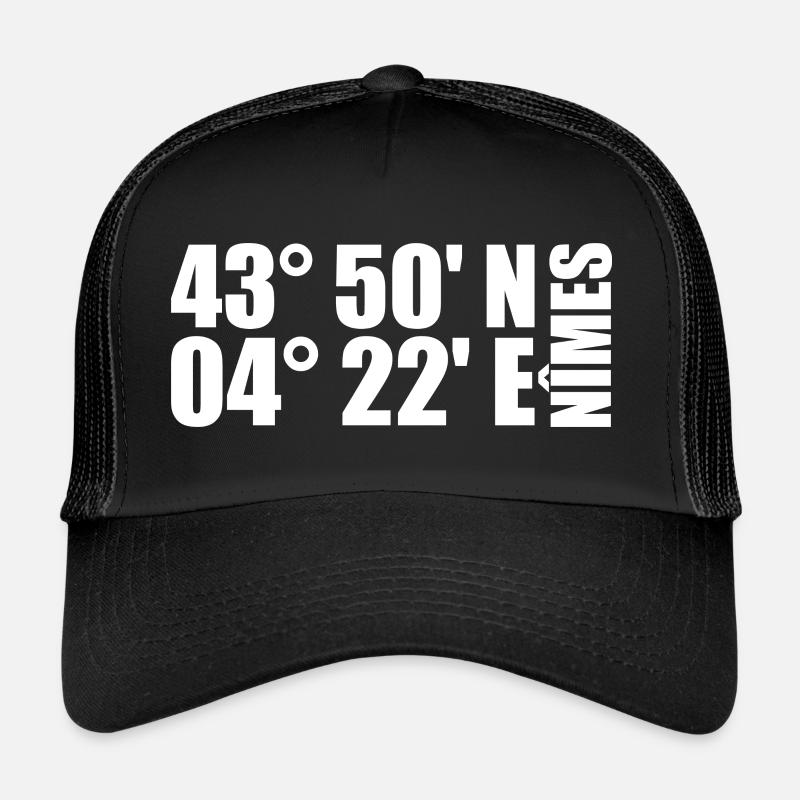Coordonnées de Nîmes Casquette trucker 