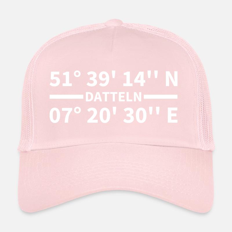 Dates coordinates Trucker Cap