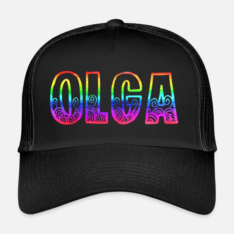 olga rs regenbogen Trucker Cap