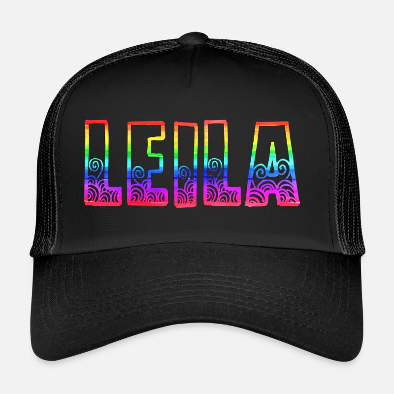 leila rs regenbogen Trucker Cap