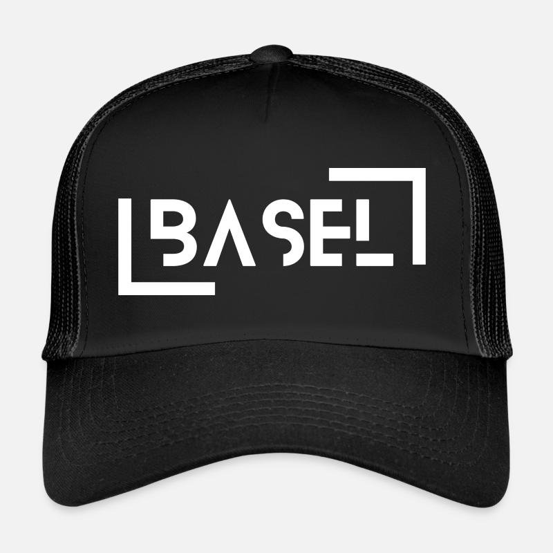 Basel - Trucker Cap - Schwarz/Schwarz