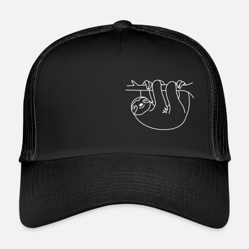 sloth - Trucker Cap - black/black