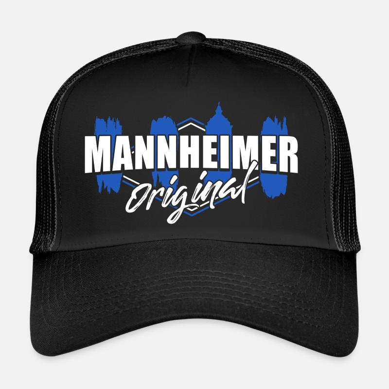 mannheimer original - Trucker Cap - Schwarz/Schwarz