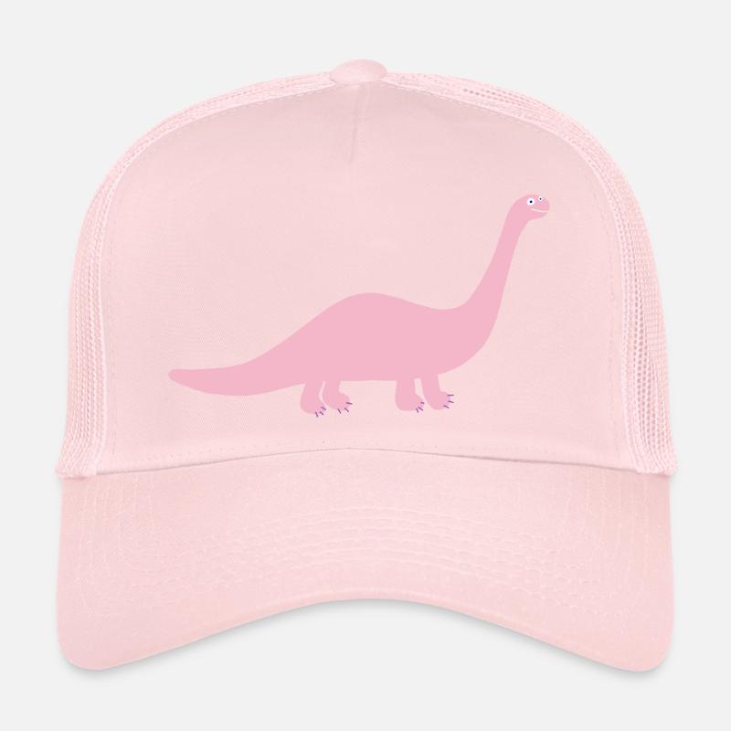 Dino long cou dinosaure rose amical Casquette trucker 
