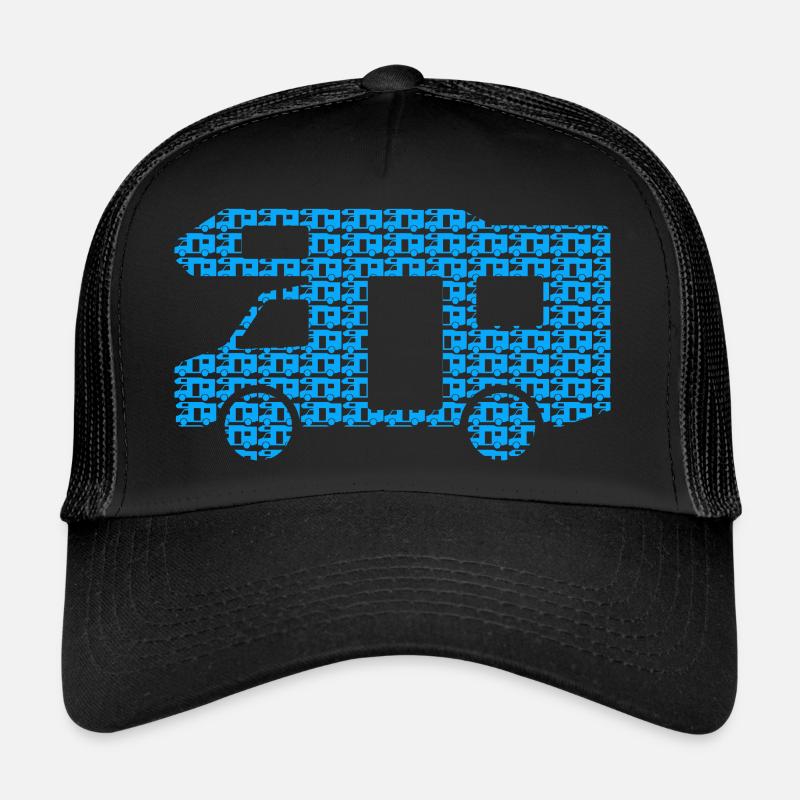 Motorhome matrix blue Trucker Cap