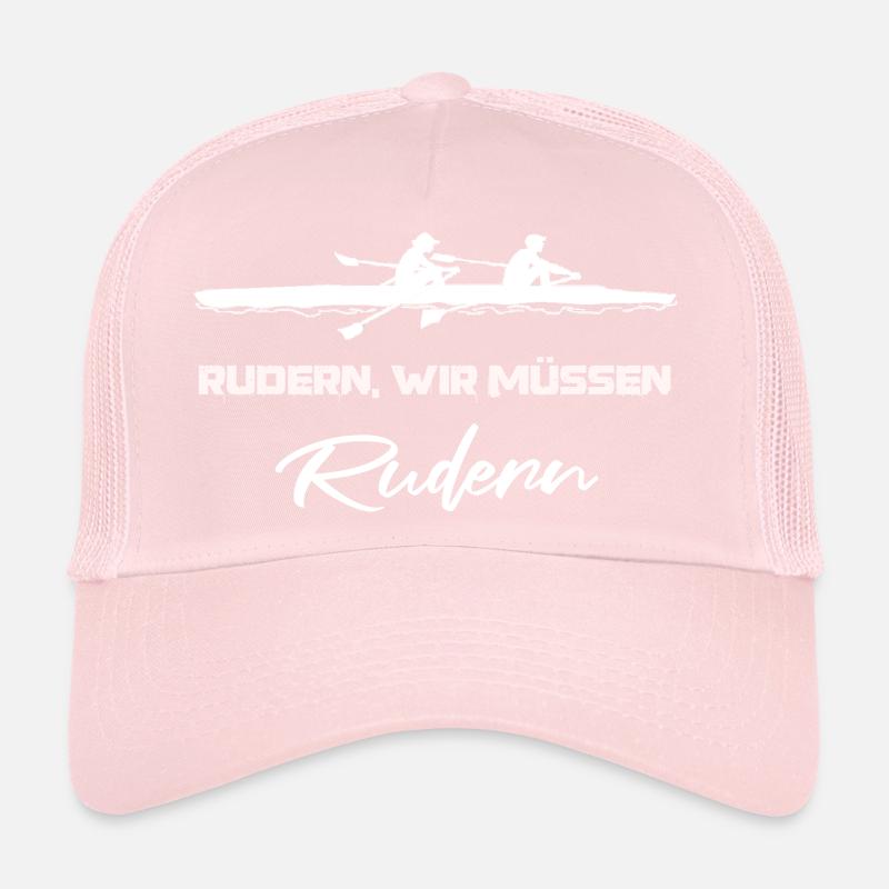 Rudern, wir müssen Rudern Ruderer Ruderboot Spruch Trucker Cap