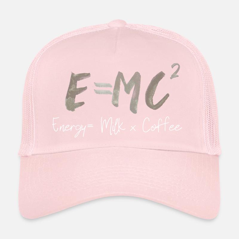 E MC2 Énergie Physique Science Sort Écriture Casquette trucker 