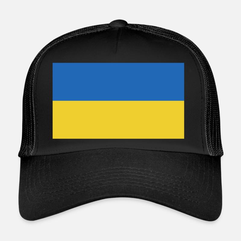 ukraine flag Trucker Cap
