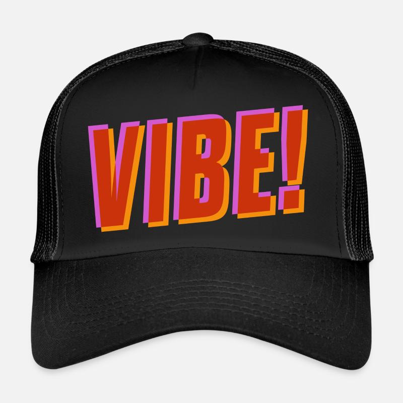 Vibe! - Trucker Cap - black/black