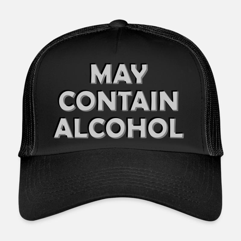 Blurry May contain alcohol Trucker Cap