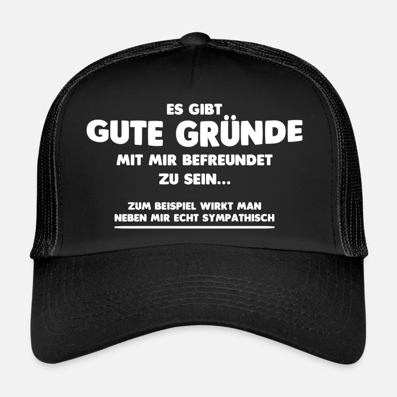 Sympathisch - Trucker Cap - Schwarz/Schwarz