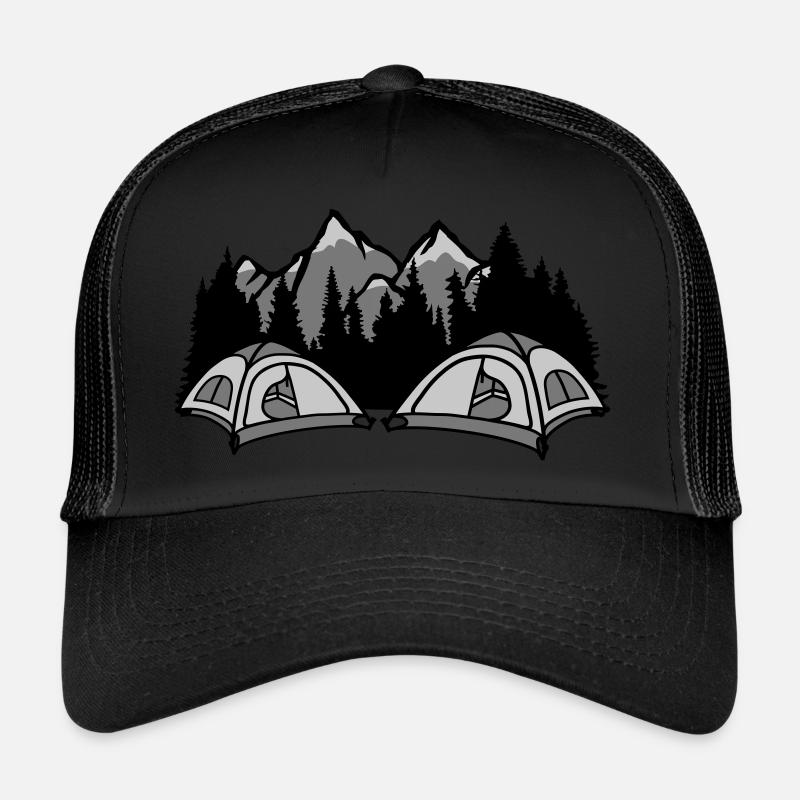 Wald Camper draußen leben Trucker Cap