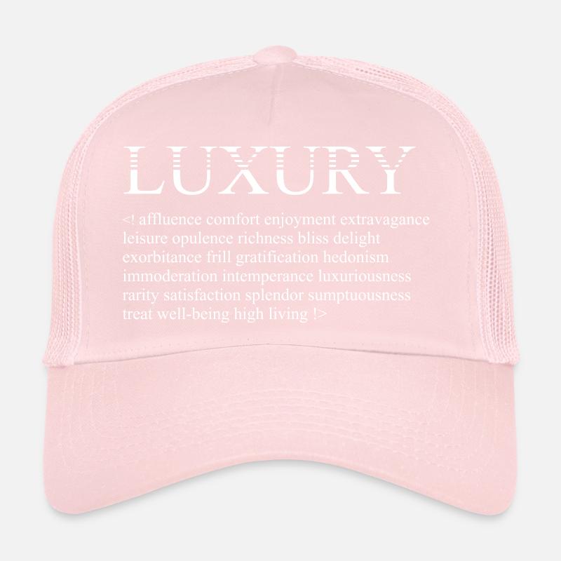 LUXE - Exemples - Série Lignes Casquette trucker 