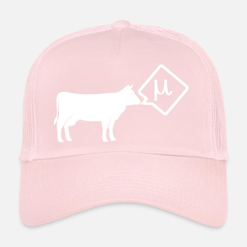 La vache scientifique devient mu Casquette trucker 