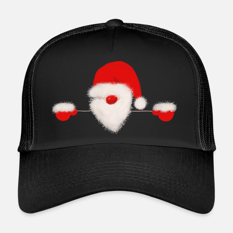Peeping Santa Trucker Cap