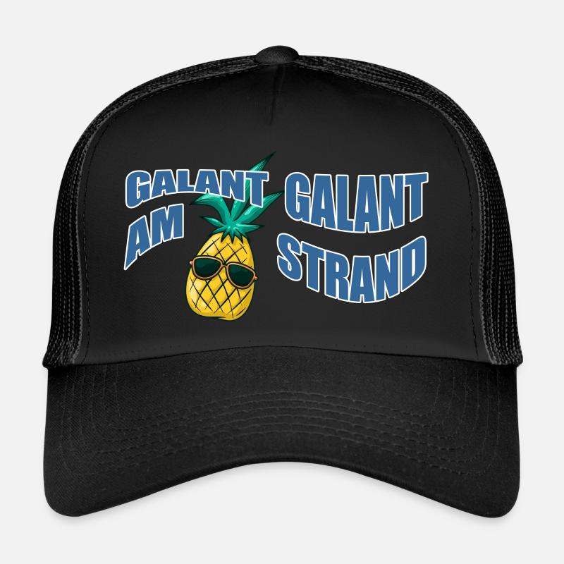 Gallant gallant on the beach - Trucker Cap - black/black