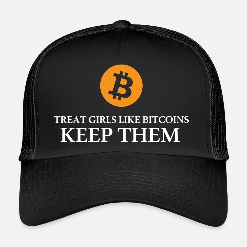Crypto Bitcoin Trading - Trucker Cap - Schwarz/Schwarz