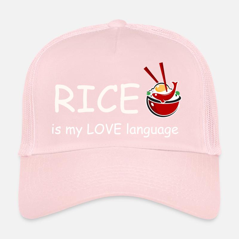 Le riz est mon langage d’amour Casquette trucker 