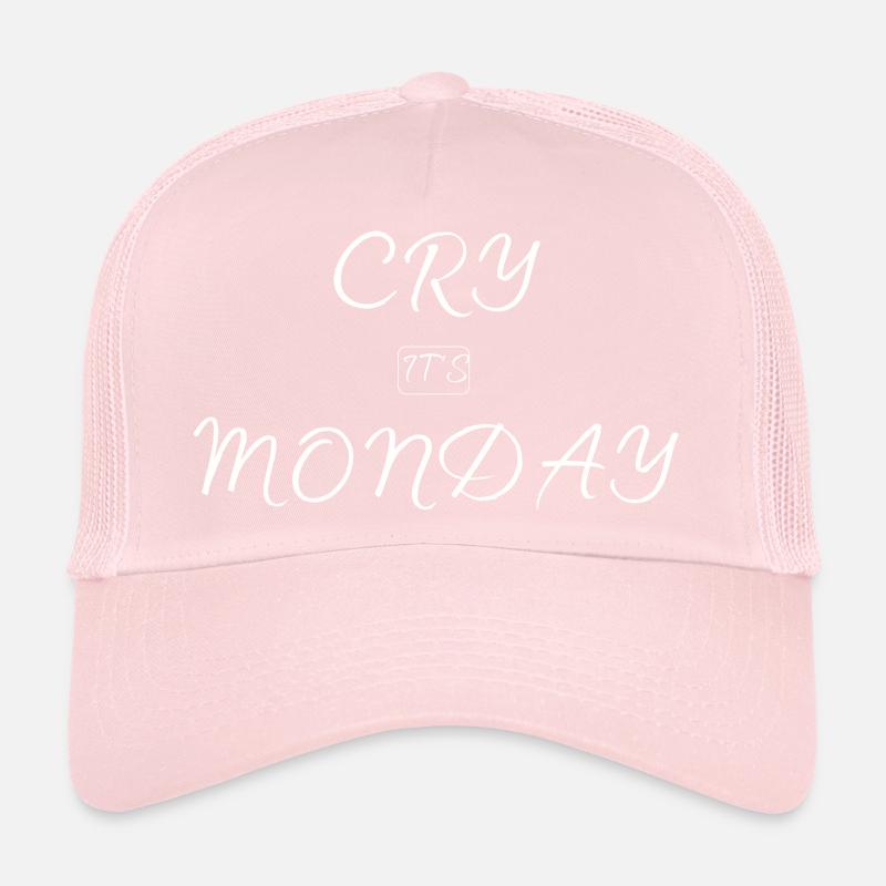 Pleurez c’est lundi Casquette trucker 