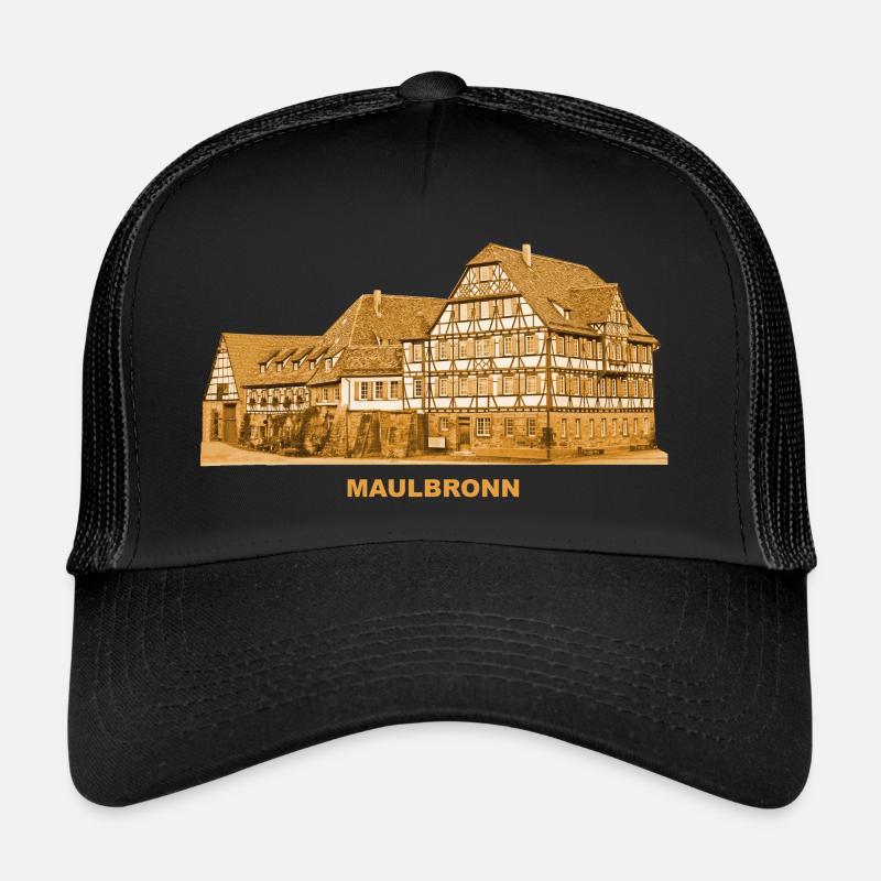 Abbaye de Maulbronn Monastère à colombages Bade-Wurtemberg Casquette trucker 