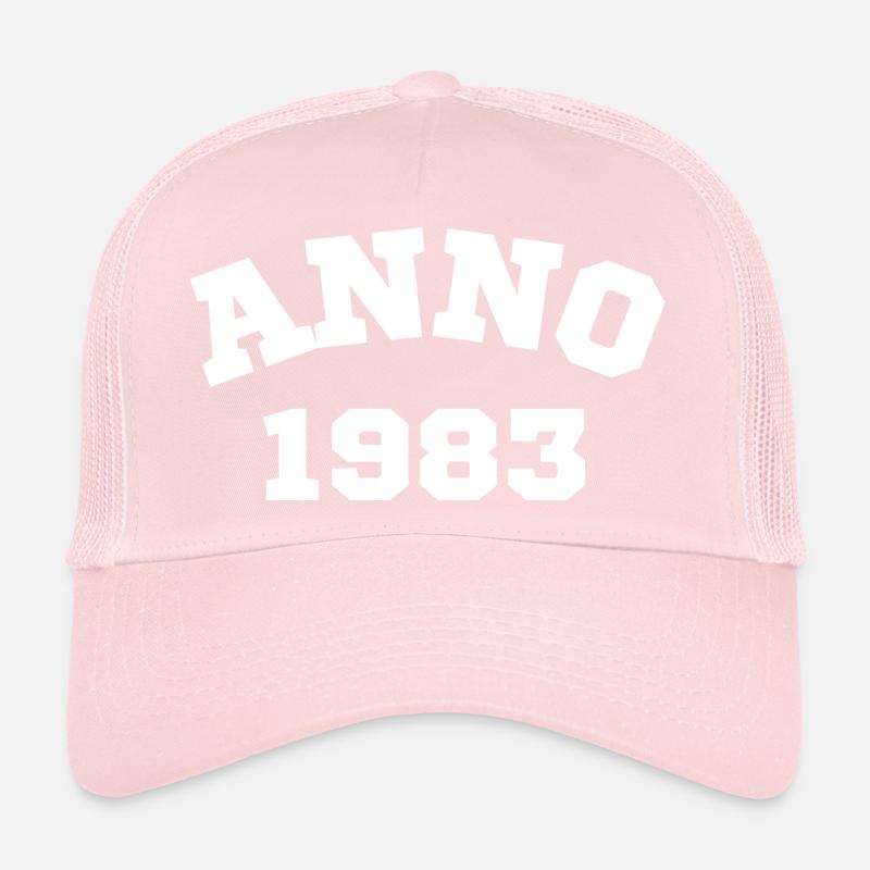 Anno 1983 Anniversaire Année de naissance Casquette trucker 
