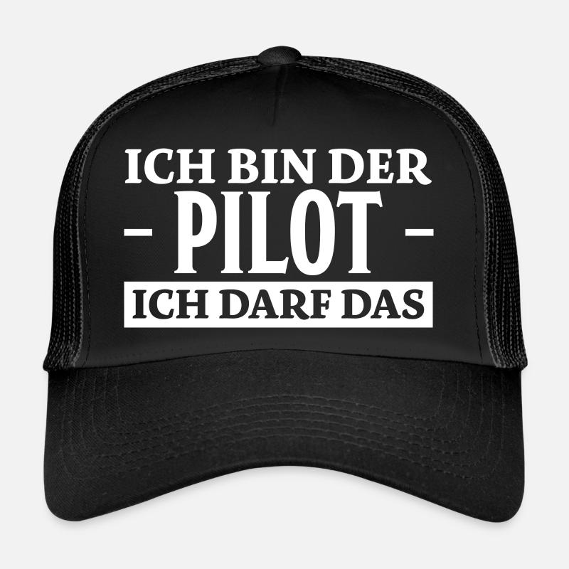 Pilot Spruch Flugsport Lustiges Piloten Geschenk Trucker Cap