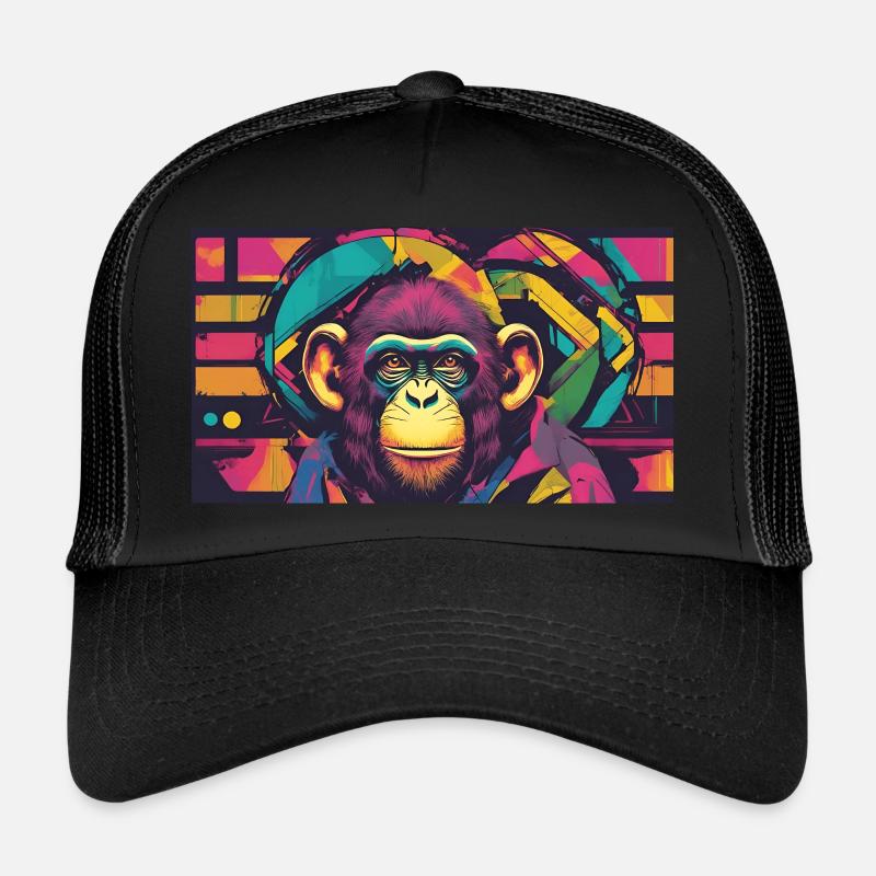 Pop-Art Schimpanse Trucker Cap