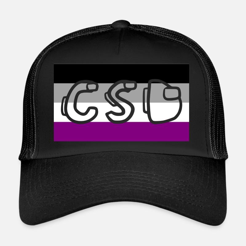 asexual pride csd Trucker Cap