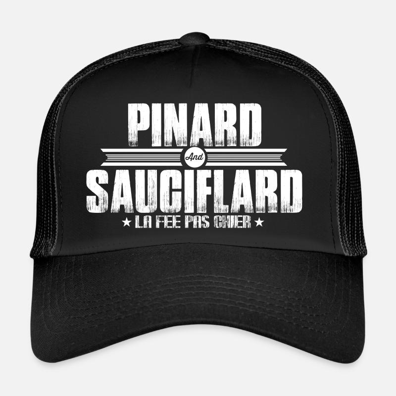 Pinard et Sauciflard La fée pas chier Casquette trucker 