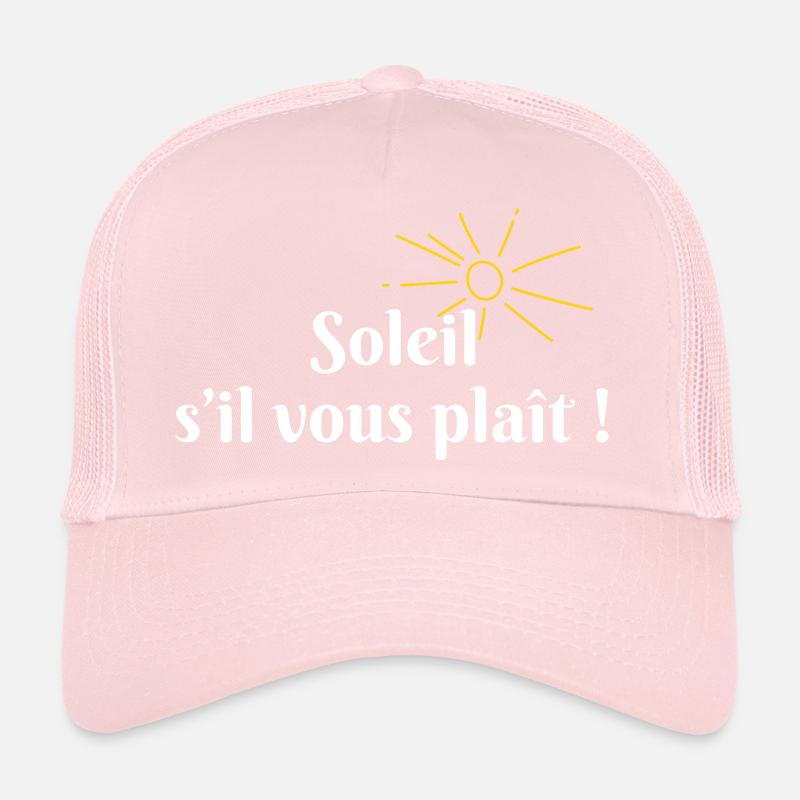 Soleil s’il vous plaît Casquette trucker 