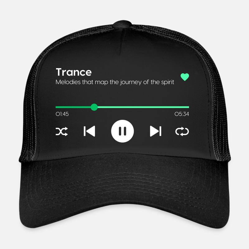 Trance - Trucker Cap - black/black