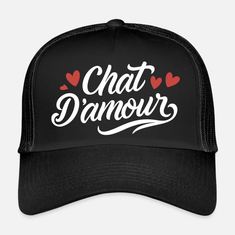 Chat d'amour Casquette trucker 