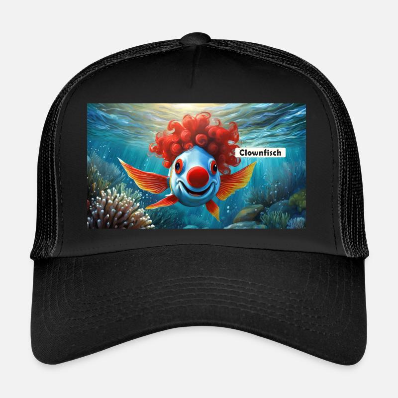 Wortspiel mehrdeutiger deutscher Ausdruck - Clownfisch Trucker Cap