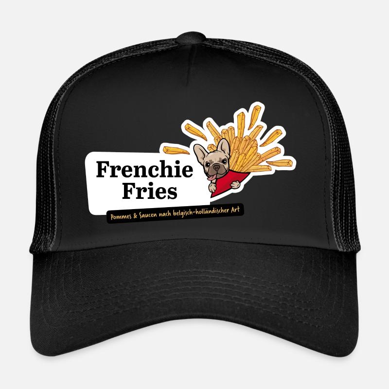 Frenchie Fries - Trucker Cap - black/black