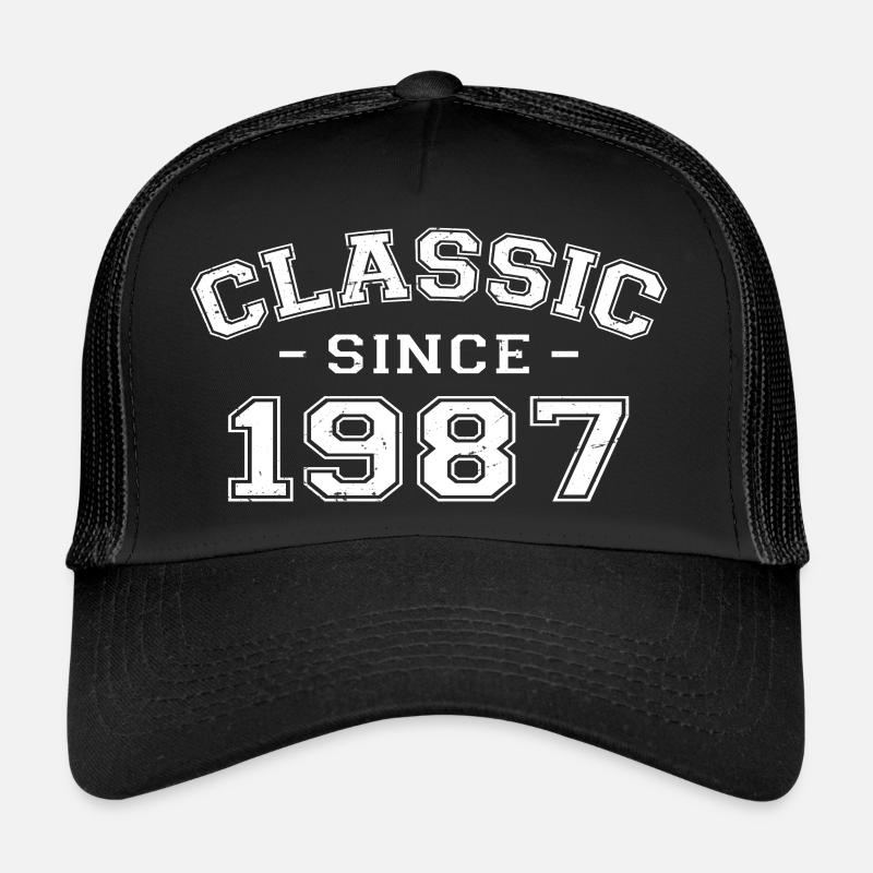 Vintage 1987 cadeau d’anniversaire 1987 classique Casquette trucker 