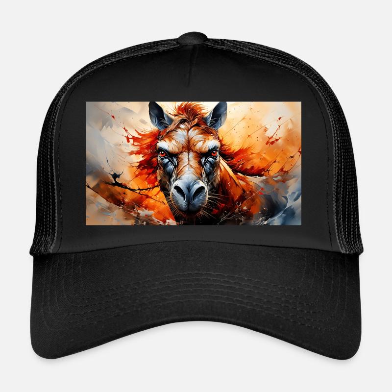 Animaux mignons - cheval Casquette trucker 