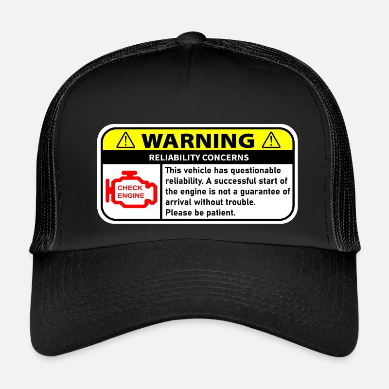 WARNING Casquette trucker 