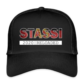 DDR STASSI Berlin reloaded gift - Trucker Cap - black/black - Front