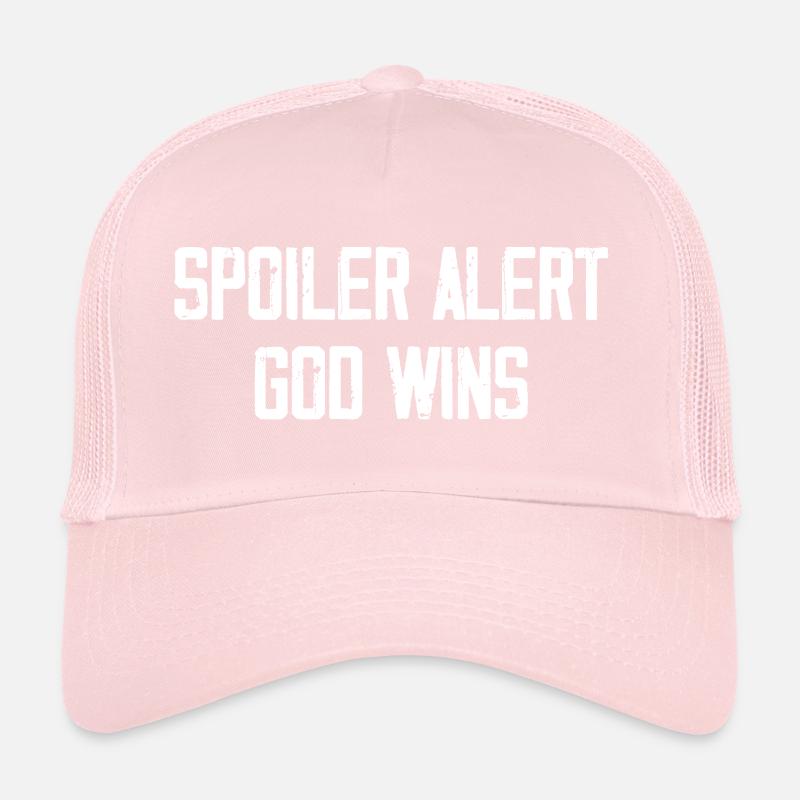 Spoiler Alert God Wins Trucker Cap
