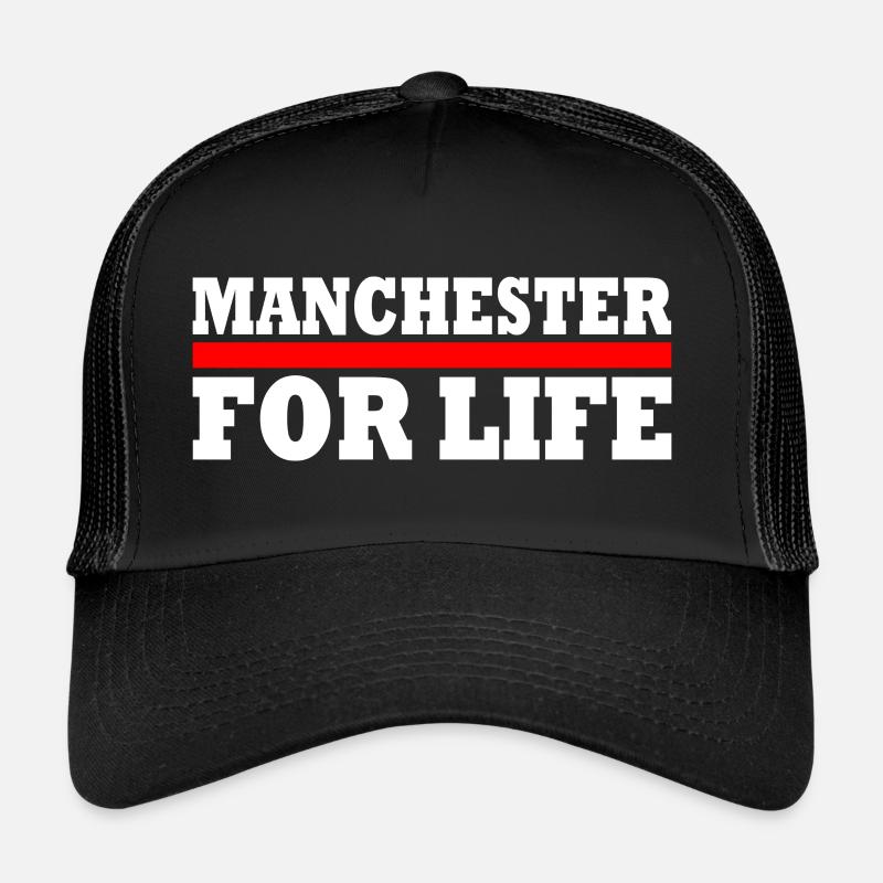 MANCHESTER - Trucker Cap - black/black