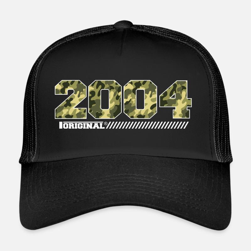 2004 Cadeau Anniversaire Vintage 2004 Armée Casquette trucker 