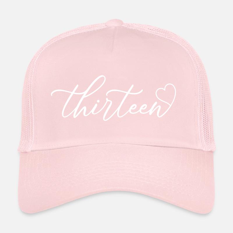 Mignon cadeau d’anniversaire 13 ans 13 ans - treize Casquette trucker 