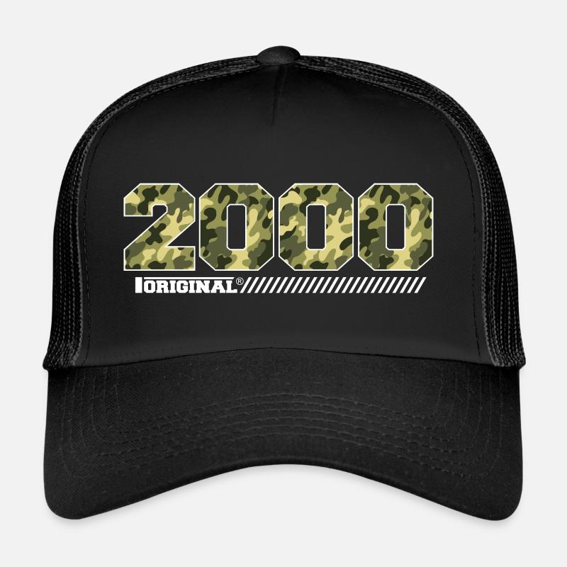 Cadeau Anniversaire 2000 Vintage 2000 Armée Casquette trucker 