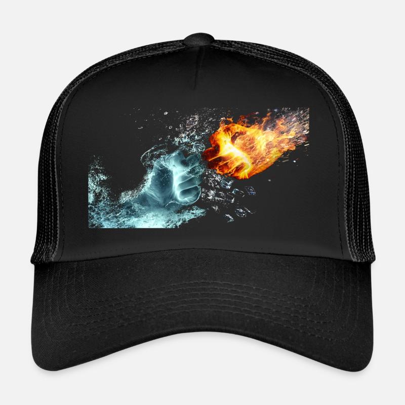 feu et eau Casquette trucker 