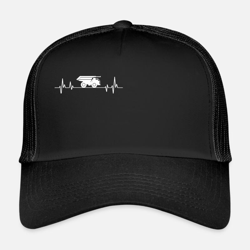 Dumper Herzschlag LKW Trucker Cap