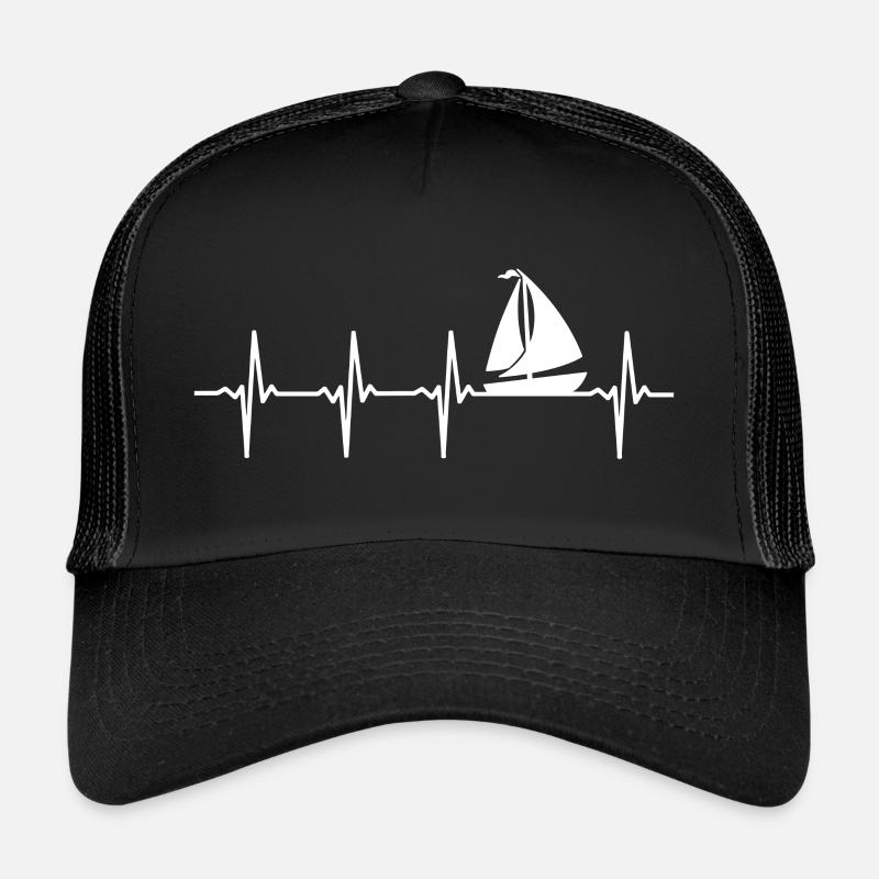 Segelboot Heartbeat Segelboot Trucker Cap