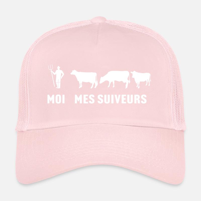 moi et mes suiveurs vaches t-shirt vache Casquette trucker 