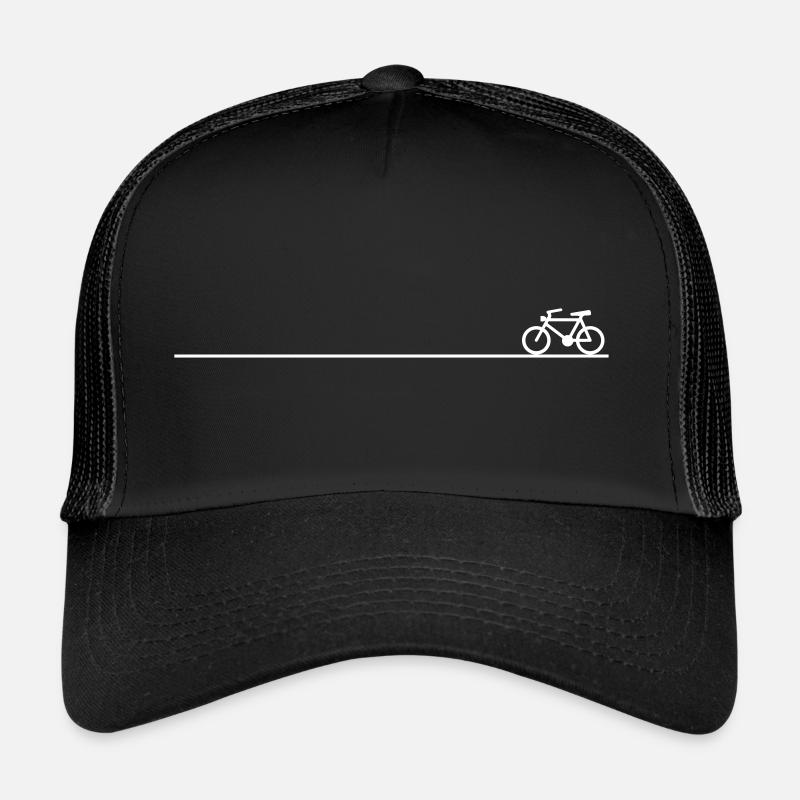 Fahrrad - Trucker Cap - Schwarz/Schwarz
