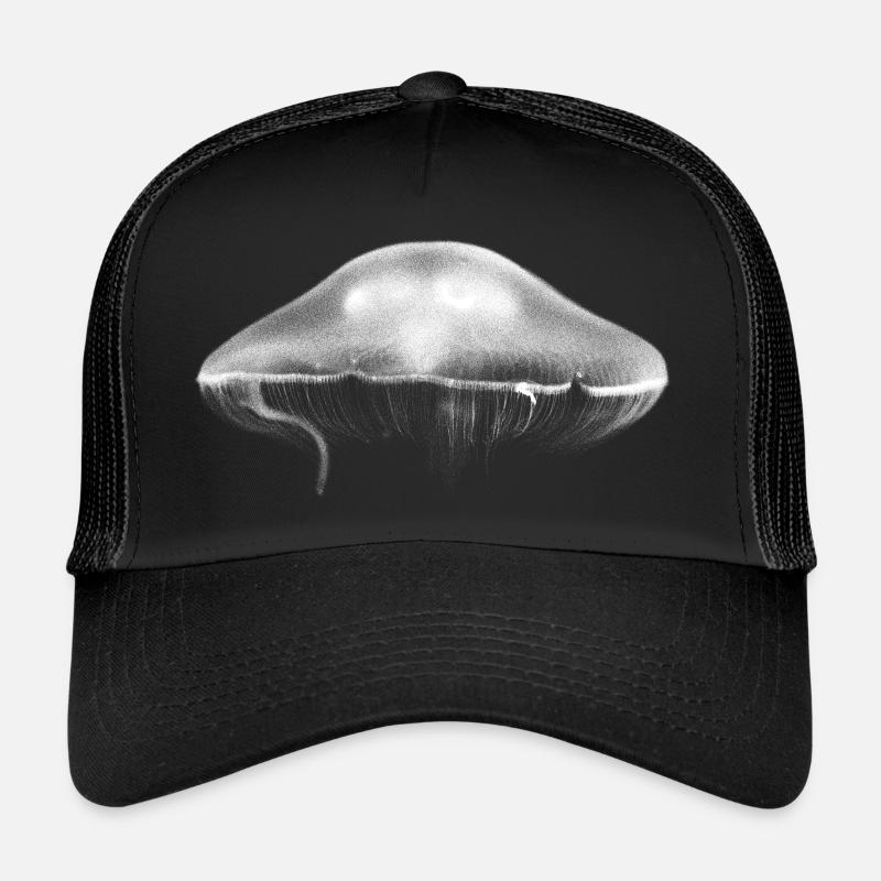 Qualle - Trucker Cap - Schwarz/Schwarz